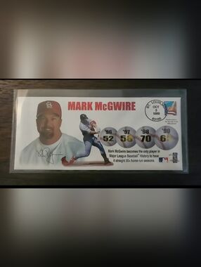 CEO Sports - MLB - Mark McGwire - St. Louis Cardinals - Commemorative Envelope